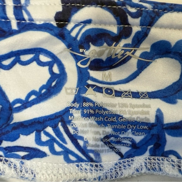 Gottex Women Golf Tennis Skort Skirt Medium Paisley Built-in Shorts NEW. 1040 - Picture 3 of 4